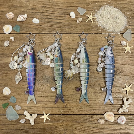 Blue Fish Keychain