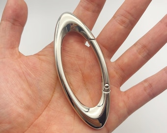 Y2K Karabiner, Minimalist Schlüsselanhänger, Punk Taschenanhänger, Chunky Gürtelschlaufe Accessoire
