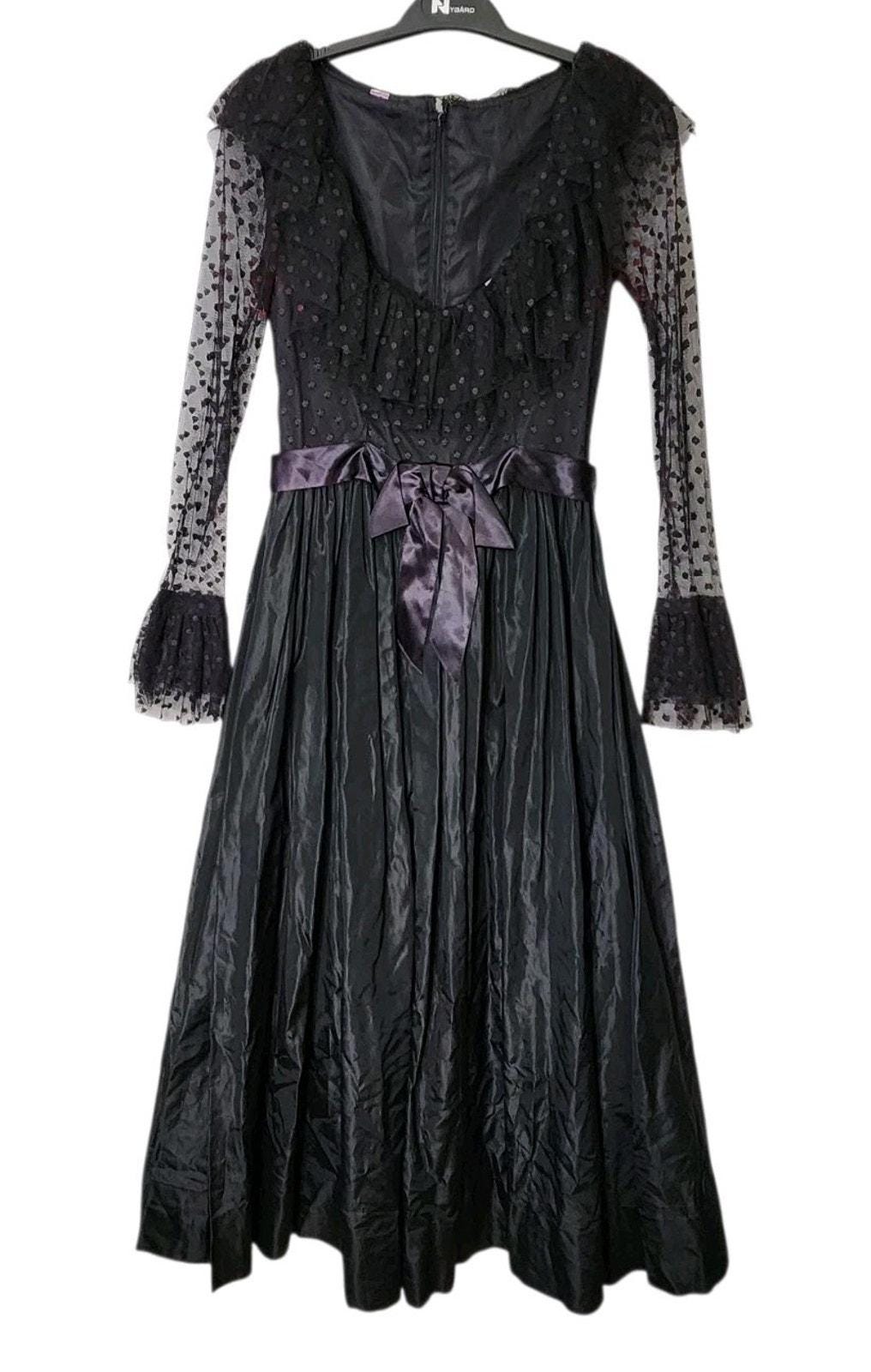 red dress lace back Faviana Embroidered-Lace Long Backless Prom Dress Black / 4
