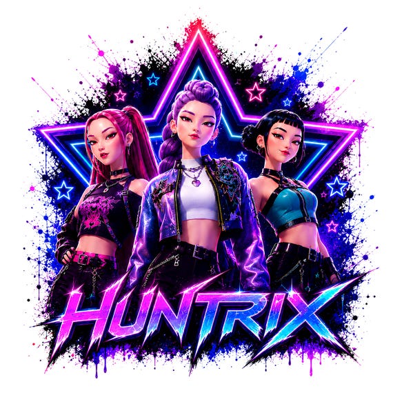 Huntrix PNG Clipart, Kpop Demon Hunters, Saja Boys Girls Bands, Anime Girl Sublimation, Rumi Mira Zoey, Instant Download