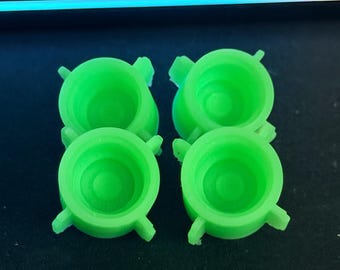 Bujes de rueda para Monster Truck a escala 1:64 – Impresos en 3D / Brillan en la oscuridad / Piezas personalizadas para minicamiones