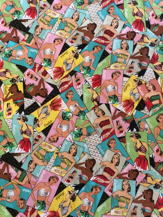 Simplicity Vintage Ladies Collage swimwear Joann Fabrics Etsy