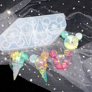 1PCS Silicone Ice Cream Mold DIY Silicone Resin Mold Donut Mold For Decoration 10329850