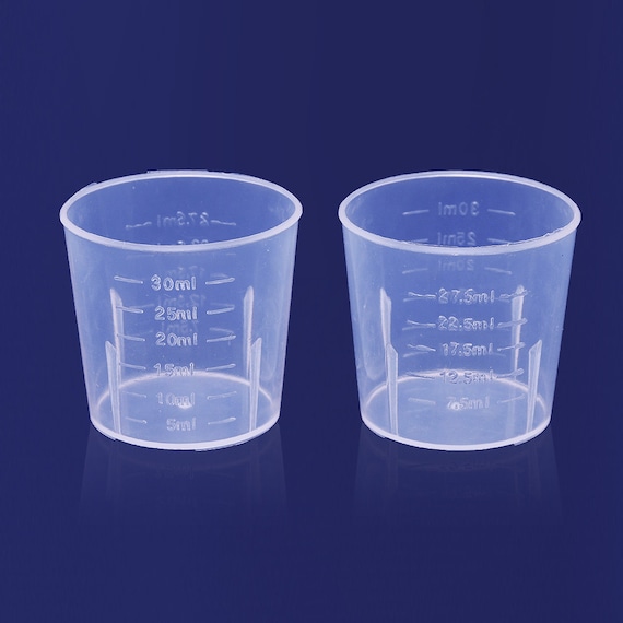 Measuring Cups for Resin 30 ML Mixing Cups Clear Medicine