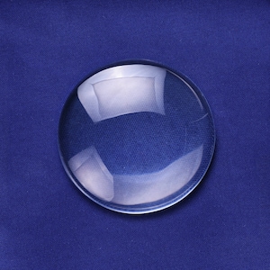 10 pz 60 mm rotondo cabochon in vetro cristallo trasparente con retro piatto 13 mm di spessore 10149050