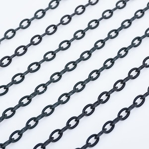 13*8mm Resin Delicate Classic Plastic Chain Kawaii Chunky Chain Pick a Color 42cm length Jewelry Making Chain 10pcs 102787 10278750-Black