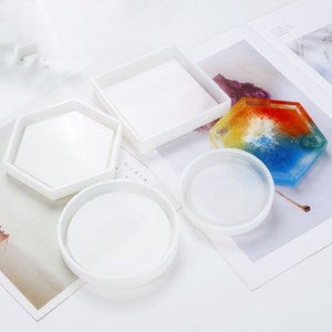 1PCS Silicone Flower Pot Base Mold Coaster Epoxy Mold DiY Resin Mold For Home Decoration 103151