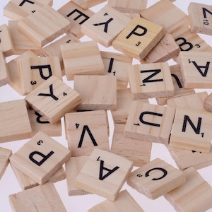 Personalized Wood Scrabble Tiles Scrabble Wall Art diy Crafts 18*20mm 100 pcs