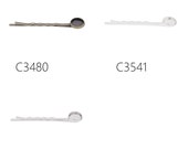 50pcs Hairclip Blank Hairpin-Bobby Pin with 10mm Round Bezel Setting-Blank Bobby Pins Tray