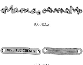 20PCS Alloy bracelet connector Curved Bracelet Supplies Spanish Blessings Jewelry Supplies connector Jewelry Making Findings