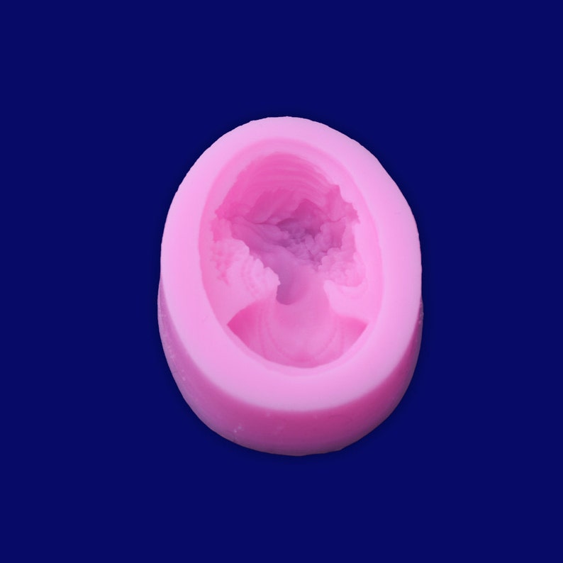 1 Portrait modelling 4.7*3.6*1.2cm Jewelry Making Mold Handmade Silicone mould Cake Mold Soap Mould 10137450