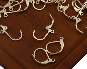 20PCS 14K Gold Filled French Earring Hooks, Leverback Earrings, Brass Ear Clip, Earrings making, Jewelry Supplies 10424350