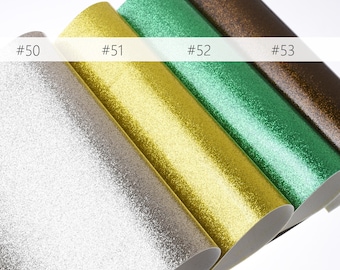 8*12" Glitter Faux Leather Sheets Glitter PU fabric Leather Synthetic Leather Sheets for Earrings Hair Bow Supplies 1pcs 102648