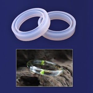 1 pcs Smooth Wide Bangle silicone mold,bracelet mould, for epoxy resin,jewellery Diy