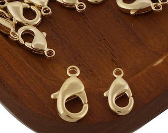 20PCS 14k Gold Filled Lobster Clasp, Lobster Claw Clasp for Jewelry Making, Size 10/12mm 104062