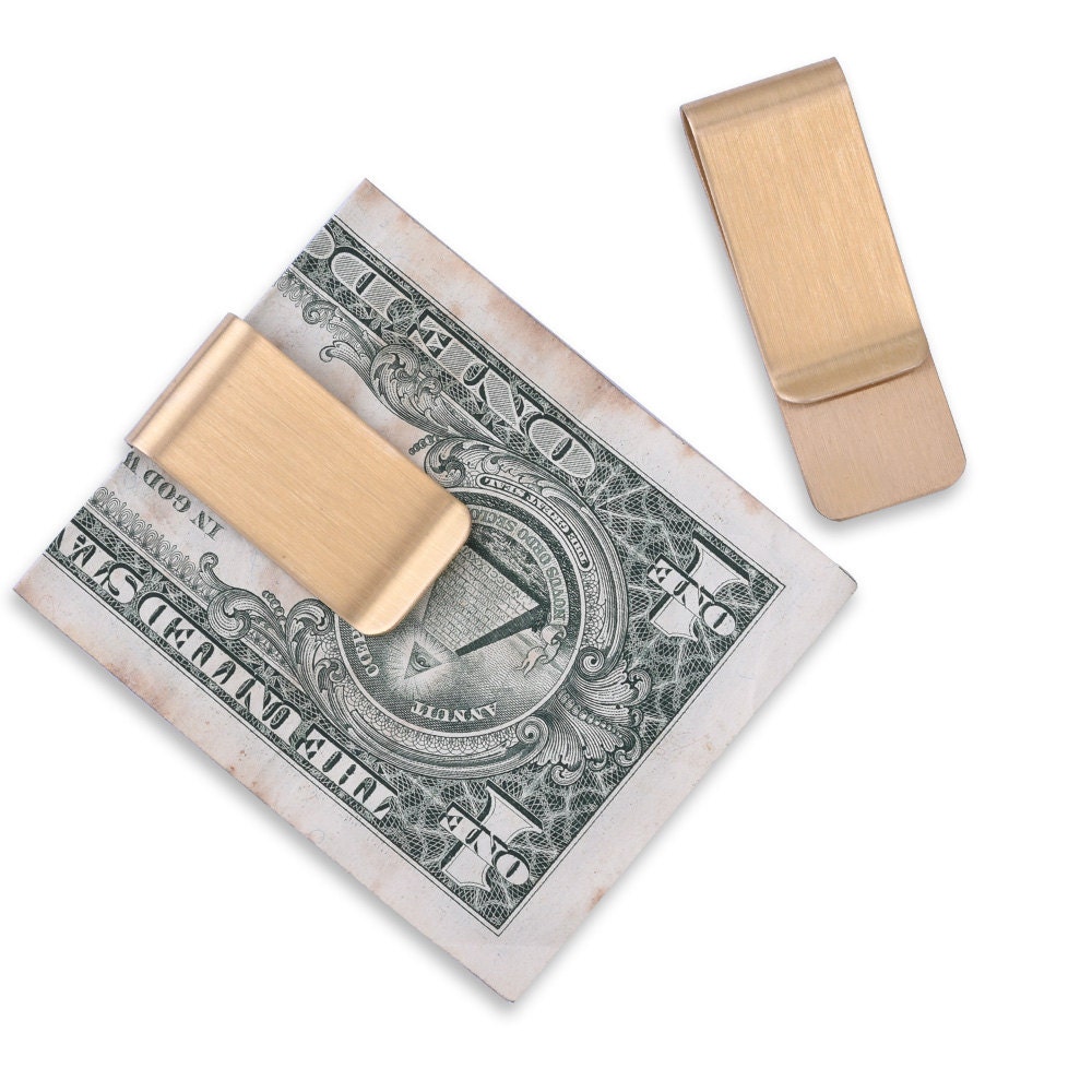 5 Raw/rose Gold Money Clip Blank Wallet Cash Holder Card Holder