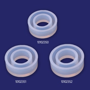 1pcs Clear silicone Ring Mold three sizes For Making Jewelry Rings DIY Mold 101023
