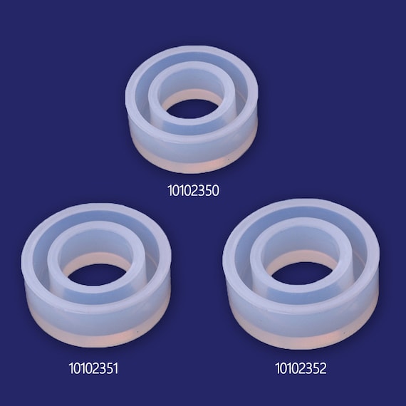 1pcs Clear silicone Ring Mold three sizes For Making Jewelry Rings DIY Mold 101023