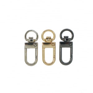 10PCS Alloy Keychain Clasp, Clasp Key Chain, Lobster Swivel Clasp, Snap hook, Multiple colors 103665