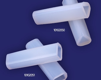 1 pcs Cuboid/Triangular Bars Silicone Mold Bar Healing Pendant Keyring Long Silicone Mold DIY Resin Pendant
