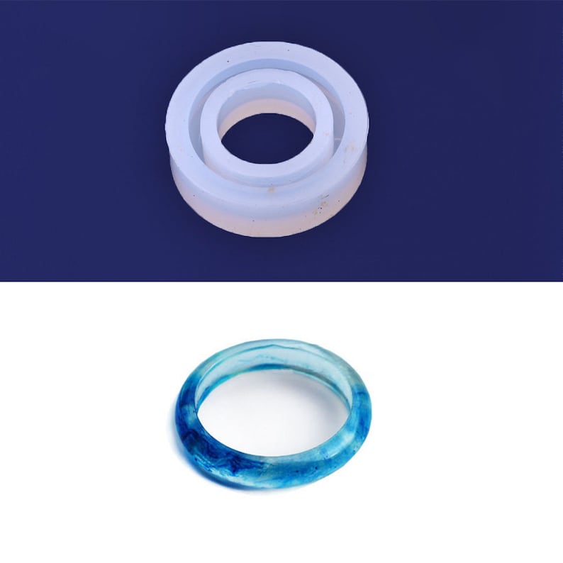 1pcs Clear Silicone Ring Mold Three Sizes Resin Ring Mold Etsy