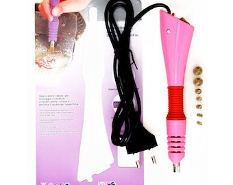 HotFix Applicator Wand with 7-pcs Interchangable Tips for Crystal Rhinestones Beads,10064038