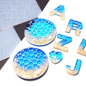 1PCS Creative Water Ripple Silicone DIY Ocean Wave Resin Mold For Home Decoration 103296