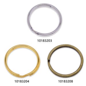 22mm Eisen Schlüsselbund Ring Spangen Metall Split Ring Schlüsselring DIY Schmuck machen 50 stücke 101832