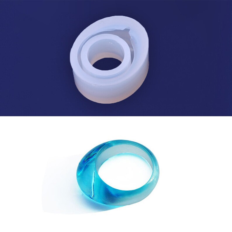 1pcs Clear silicone Ring Mold three sizes Resin ring mold Etsy