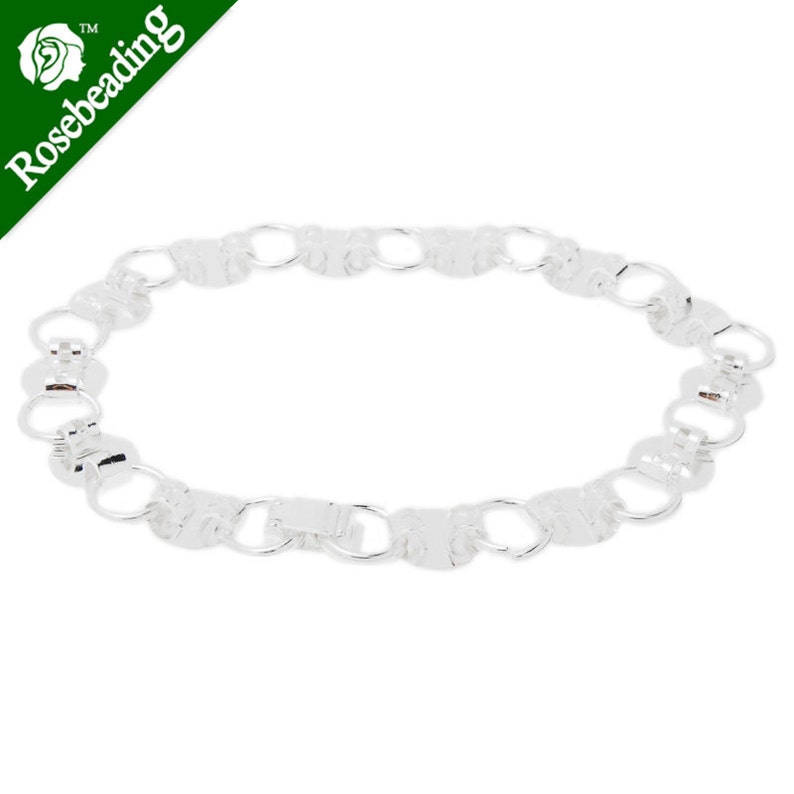 bracelet settings length 20.7cm 5PCS new design fit 10mm round cabochons bracelet base