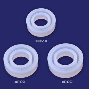1pcs Clear silicone Ring Mold three sizes Resin ring mold - Flexible silicone mold