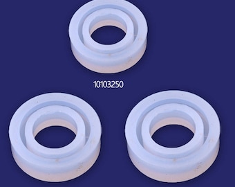 1pcs Clear silicone Ring Mold three sizes Resin ring mold - Flexible silicone mold