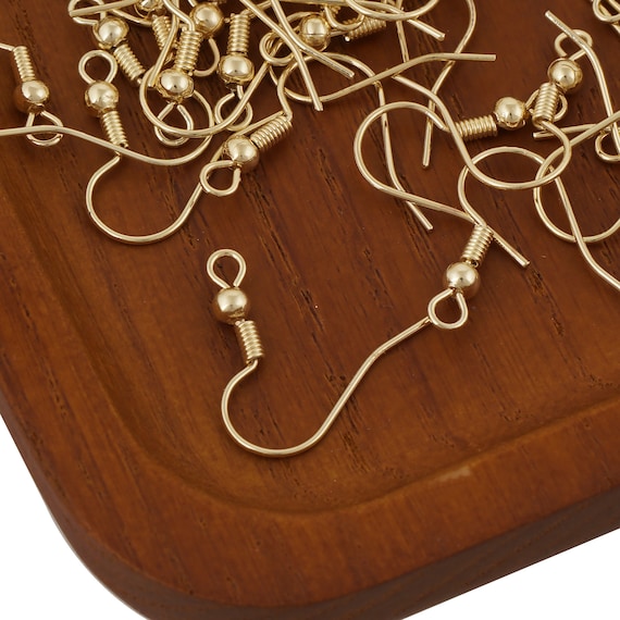 Juego De 10 Pendientes De Gancho Francés Relleno De Oro 14k, 5 Pares - Nuevos Con Etiquetas