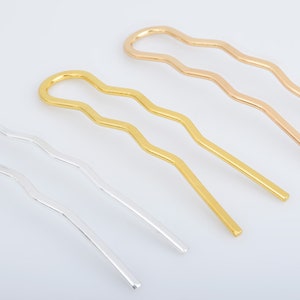 70*20mm Brass U shape Hairpin Clips Hair Stick hair fork pin DIY Bobby Pin Hair Accessories 10pcs 102921