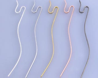 135mm Iron Snake Hair Stick hair pick Bobby Pins Hairpins hair fork unisex jewelry Hair Accessory  10pcs 102210