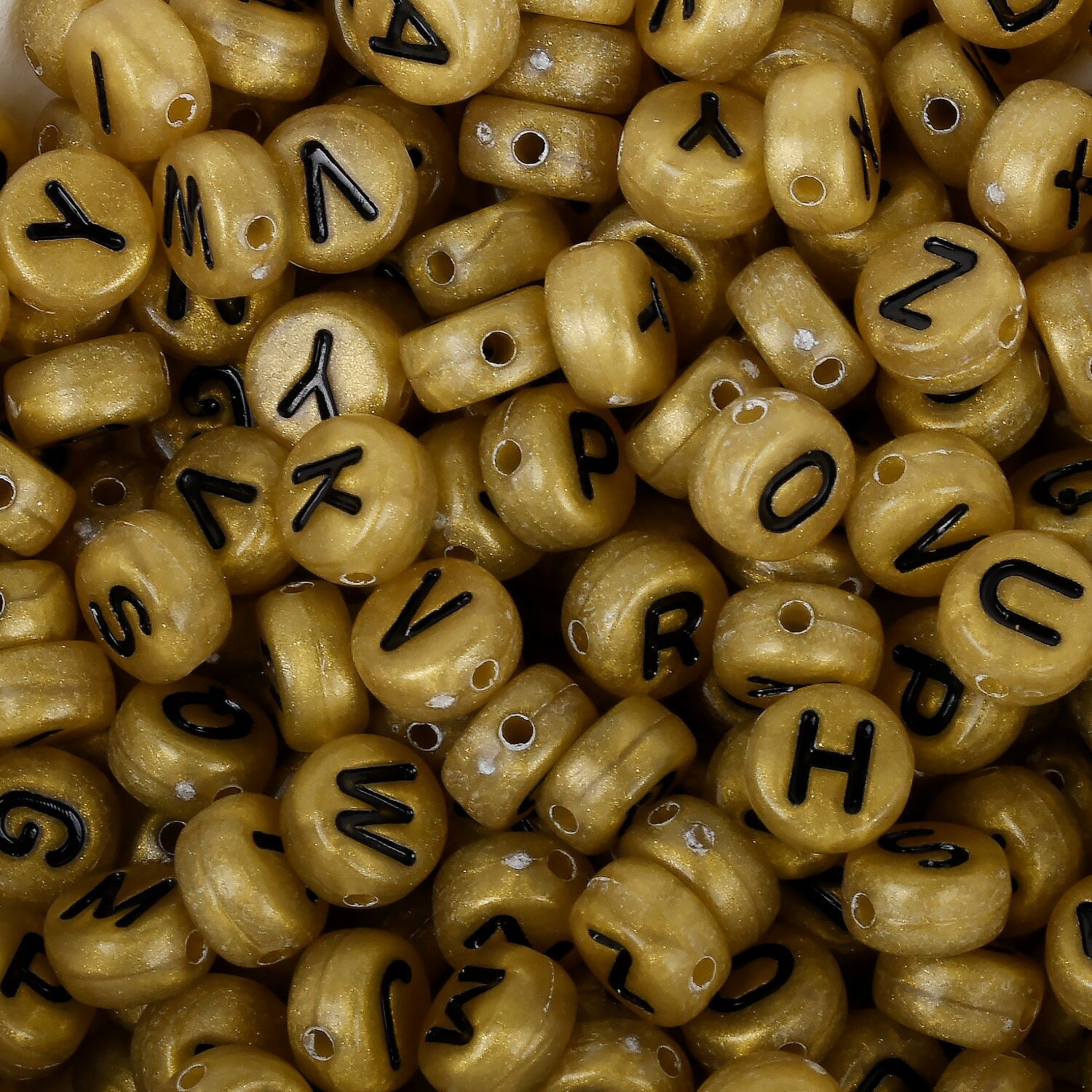 73.4mm Acrylic Alphabet Beads ABC Beads Name Beads 1.3mm Hole Etsy