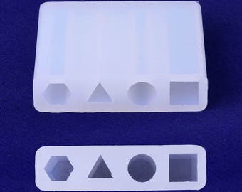 1 pièces moule en silicone pour bijoux en résine fabrication de pierres précieuses pendentif en résine 53*43 mm 10172350
