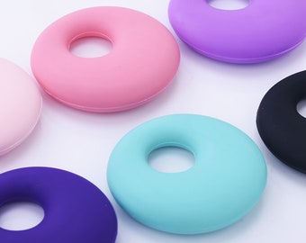 50mm Round silicone Beads - Circle Silicone Pendant- BPA free Silicone Beads Wholesale 1pcs 102573