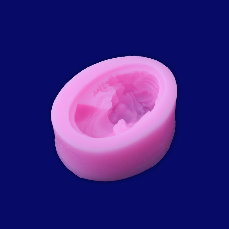 1 Portrait modelling 4.7*3.6*1.2cm Jewelry Making Mold Handmade Silicone mould Cake Mold Soap Mould 10137450