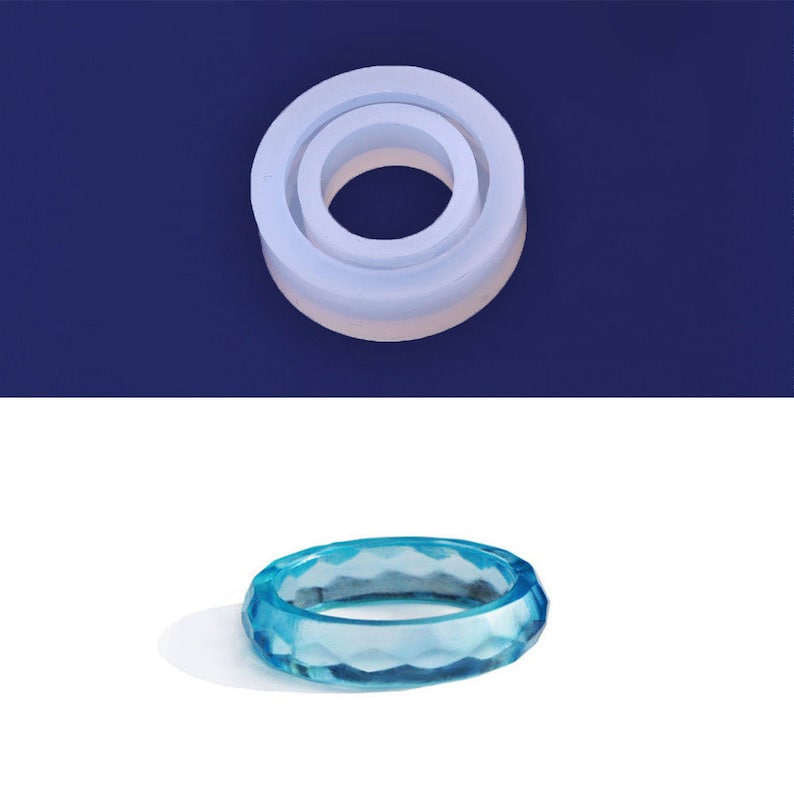 1pcs Clear Silicone Ring Mold Three Sizes Resin Ring Mold Etsy