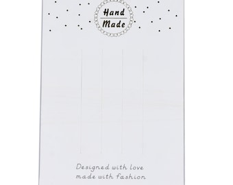 50pcs 70*100MM Rectangle Shape Hairclip Display Cards 10296250