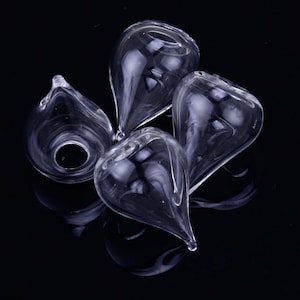 Empty clear glass bottle jewelry Craft findings supply about 9*13mm glass bottle 2.5mm Aperture size 20pcs 10166350