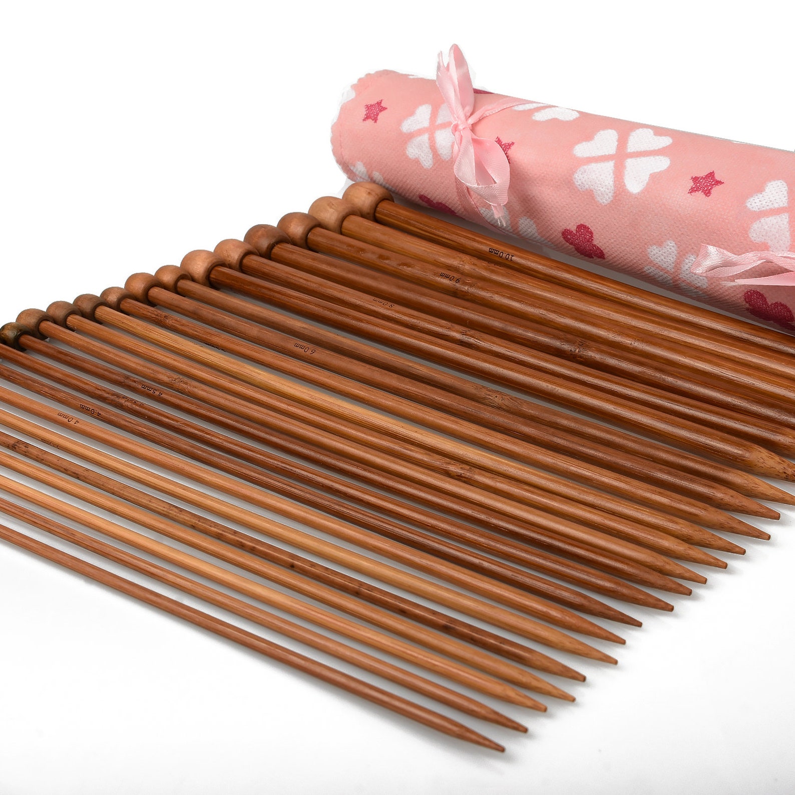 1 Set11 Pairs 250MM Length Bamboo Knitting Needles Weaving Etsy