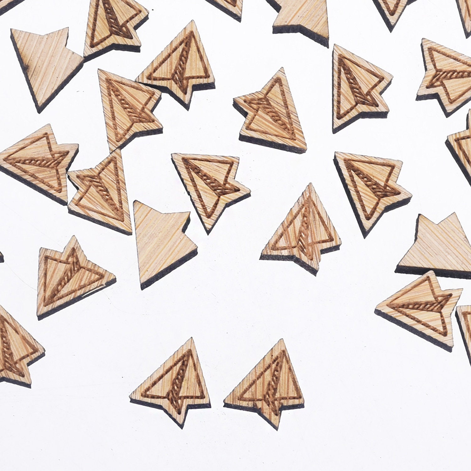 1110mm Paper Plane Wood Charm Laser Cut Wooden Earrings DIY Etsy