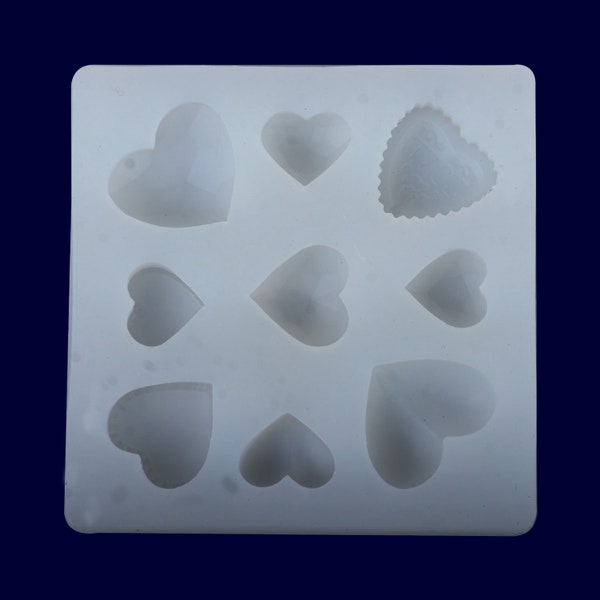 1 pcs Heart/Ice Cream/Cat Claw Shape Silicone Mold UV Glue Epoxy Mould DIY Handwork Mould 1029