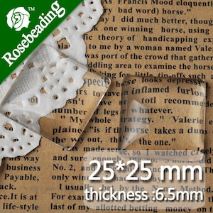 100PCS vierkant gevormd helder glas cabochons koepelvormige glazen tegels 1 "25mm foto sieraden levering C1067