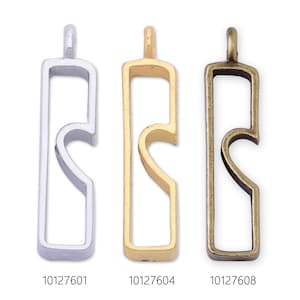 10 Metal Heart to heart frame 36*8*4mm open back pendant Zinc alloy pendant Blanks