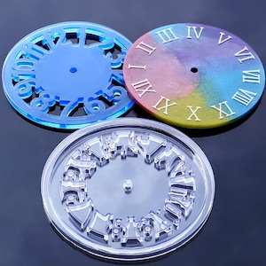 Clock Silicone mold mould with Watch accessories home decoration Mould handmade  150mm 1pcs 101958