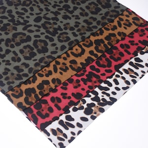 8*12&quot; Suede leopard print sheets leather print sheets fabric for Earrings Hair Bow Supplies 1pcs 102640