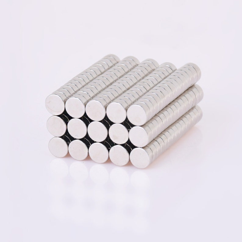 100 Disc Cylinder 5x2mm Super Strong Rare Earth Neodymium Magnets Patch 10134950